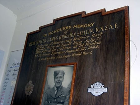 James Stellin Plaque