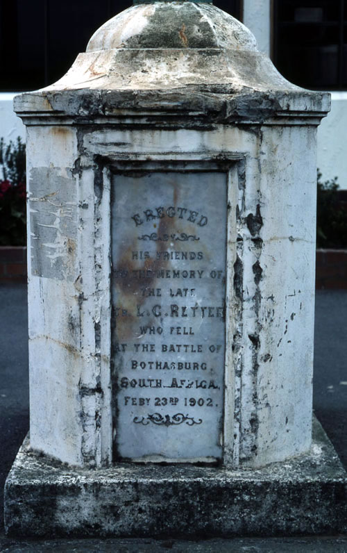 Johnsonville South African War memorial