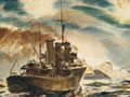 HMNZS Kiwi attacking submarine