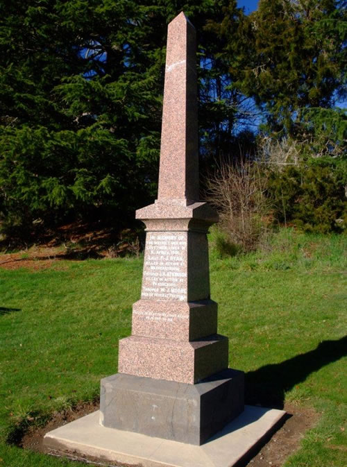 Kowai Pass Sth African War memorial