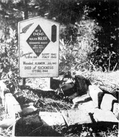Major's grave