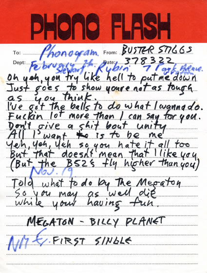 Megatron lyics