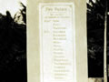 Detail showing names