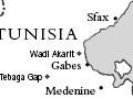 Tunisia map