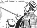 Cartoon re illuminations in Wellington