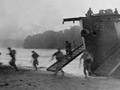 Landing on Mono Island under fire