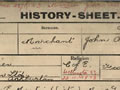 Detail from personnel file