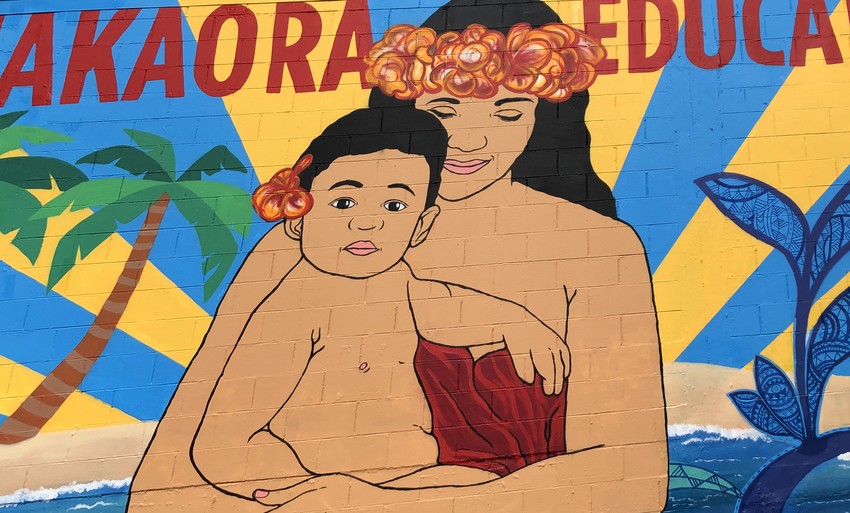 Polynesian Panthers mural
