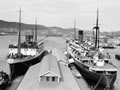 The ferries Rangatira and Hinemoa in Wellington