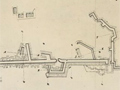 Sketch showing stick figures trying to climb walls laid out in a maize-like pattern