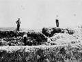 Sketch showing walls of Rangiriri from the top