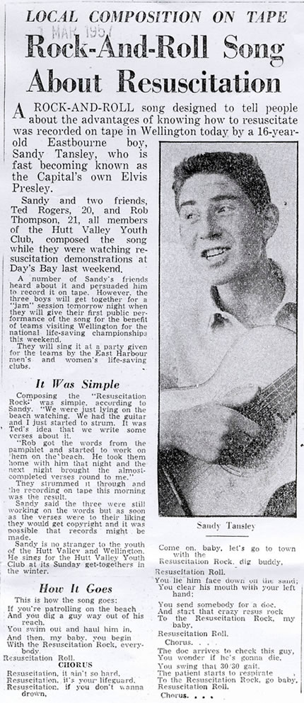 article about Resusitation rock song