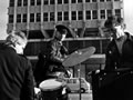 Riot 111 playing outside Avalon studios