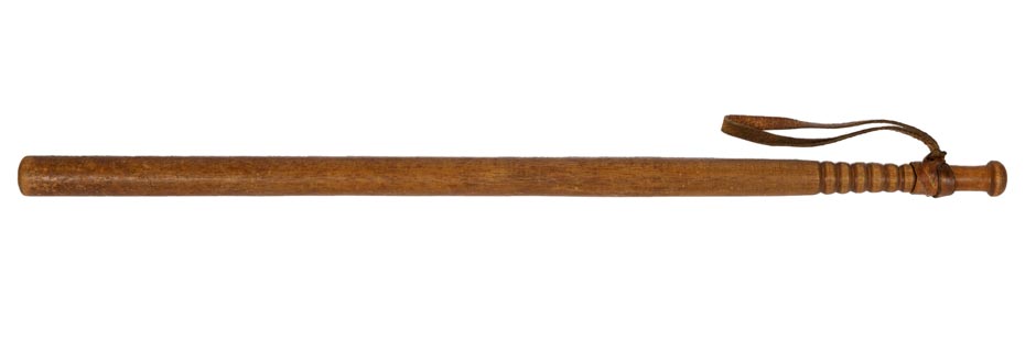 Wooden riot baton