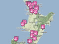 Rock music festivals map 1970-2010