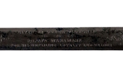 Detail of sword