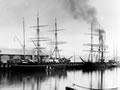 Captain Scotts ships at Lyttelton