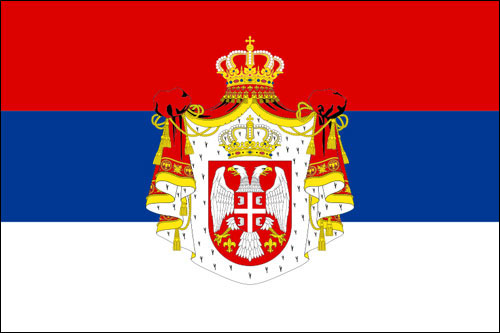 Kingdom of Serbia flag
