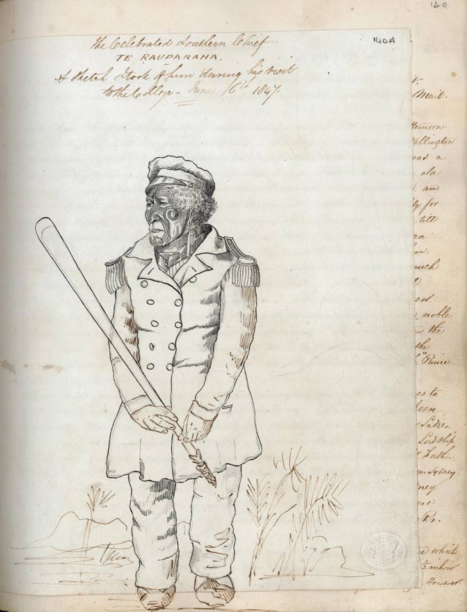 Te Rauparaha sketch