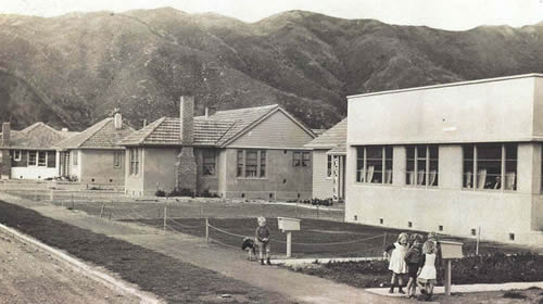 State houses in Lower Hutt, 1945
