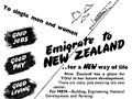Poster encouraging immigrants to NZ