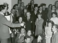 Young people in hall