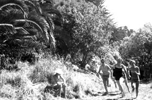 Women running
