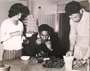 Eating kina