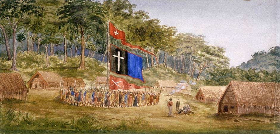 Pai Mārire supporters