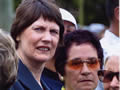 Helen Clark and Titewhai Harawera