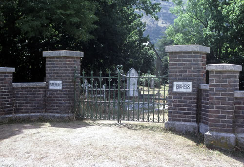 Little Akaloa war memorial