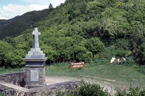 Portage Pass war memorial