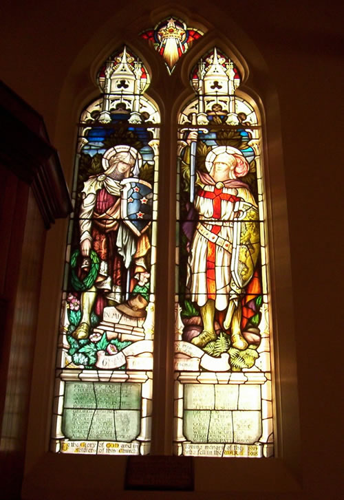Kaikorai Presbyterian Church war memorial window