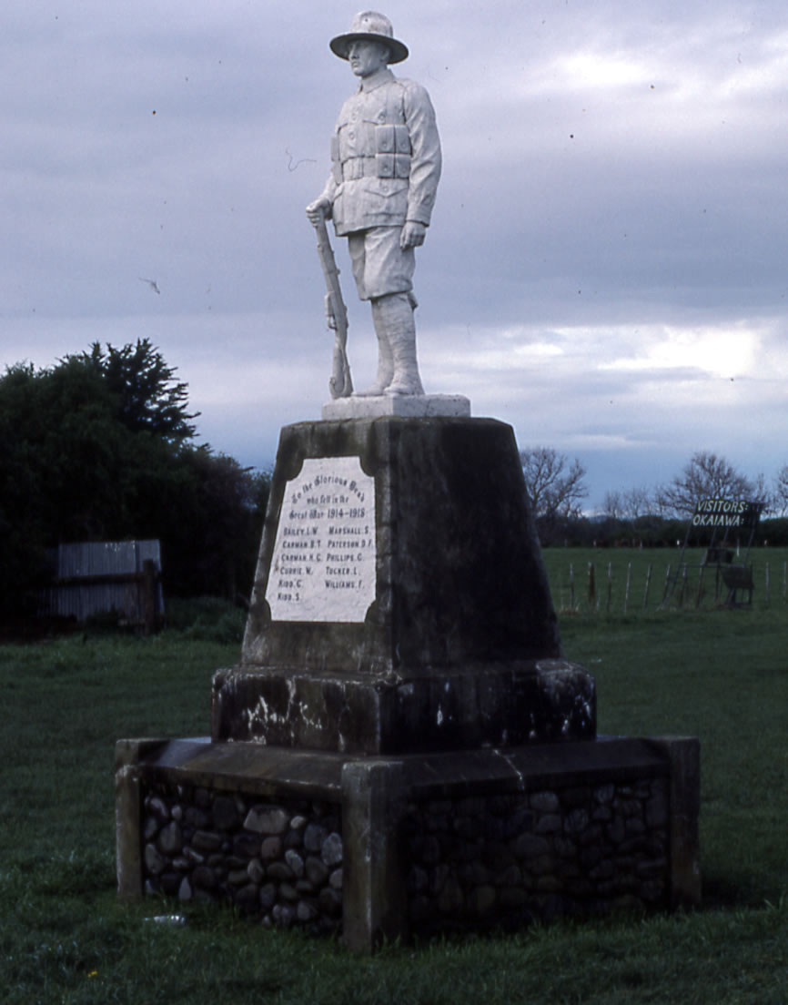 Ōkaiawa First World War memorial
