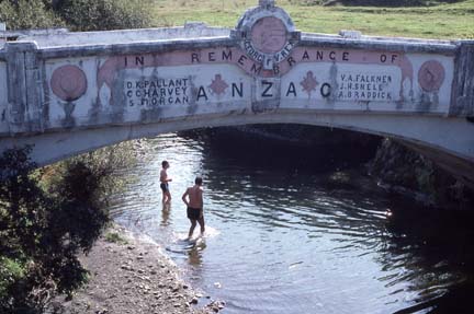Kaiparoro First World War memorial bridge