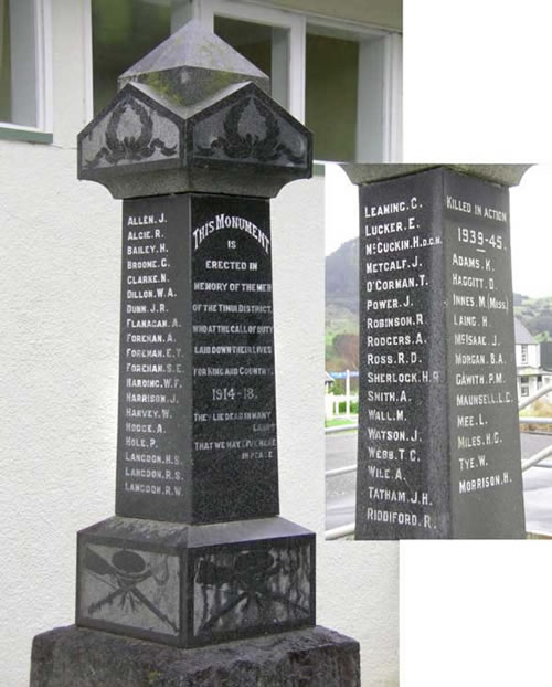 Tīnui war memorial