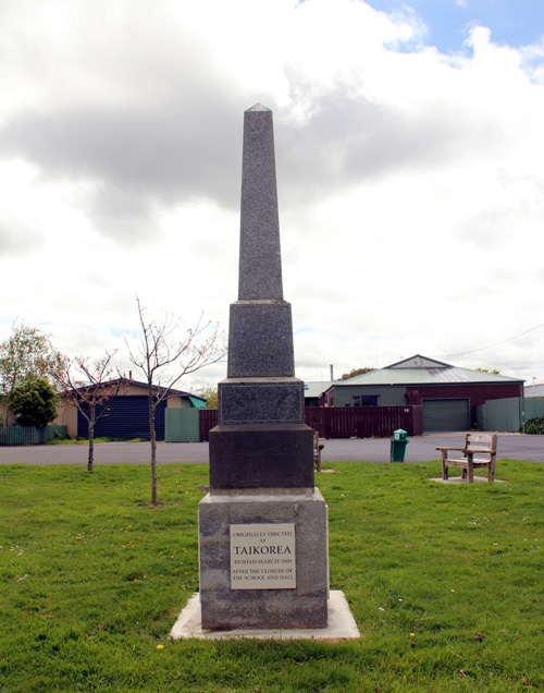 Taikorea war memorial