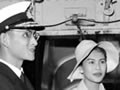 Thai royals aboard the Rangatira