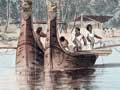 The Resolution and discovery in Tahiti Two ships