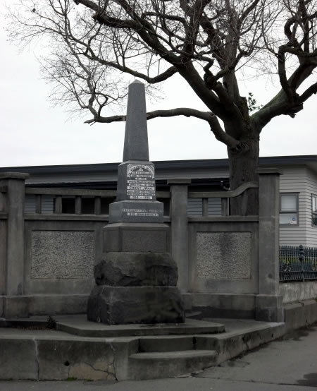Timaru Main School war memorial