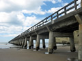 Large pier looking out to sea