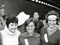 Group of women at opening of tunnel