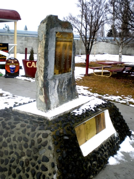 Twizel RSA war memorial