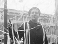Sailor celebrating VJ Day