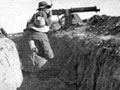 New Zealand machine gunners at Rafa