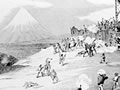 Scene from battle of Waireka
