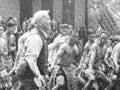 Apirana Ngata leading haka at Waitangi centennial, 1940