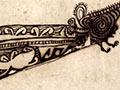Tuai's drawing of a waka, 1818 ALT