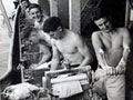 Washing clothes on HMS Philomel