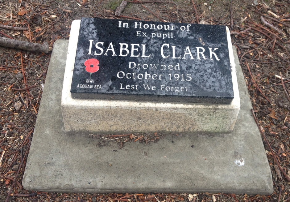 Marquette  nurses' memorial,  Waitaki Girls' High School